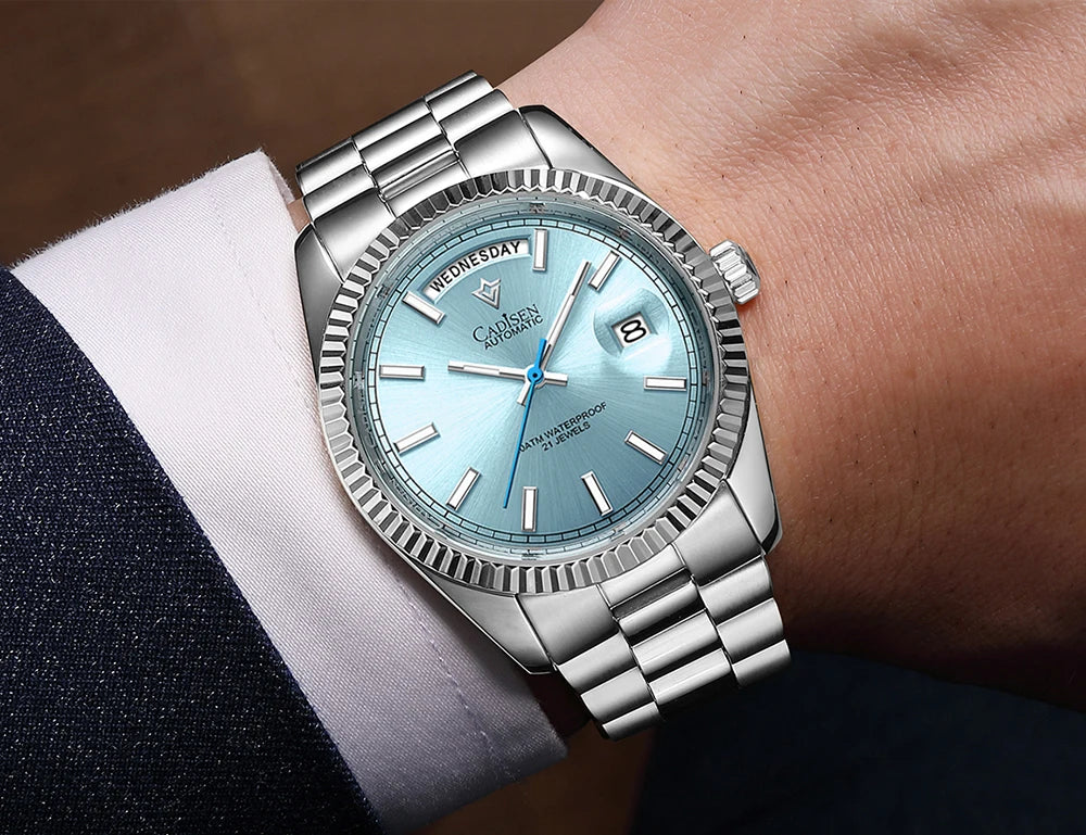CADISEN DD40 Men's Watches Luxury Automatic Watch Men AR Sapphire Glass Mechanical Wristwatch Men 10Bar MIYOTA 8285 Movement 2023 New