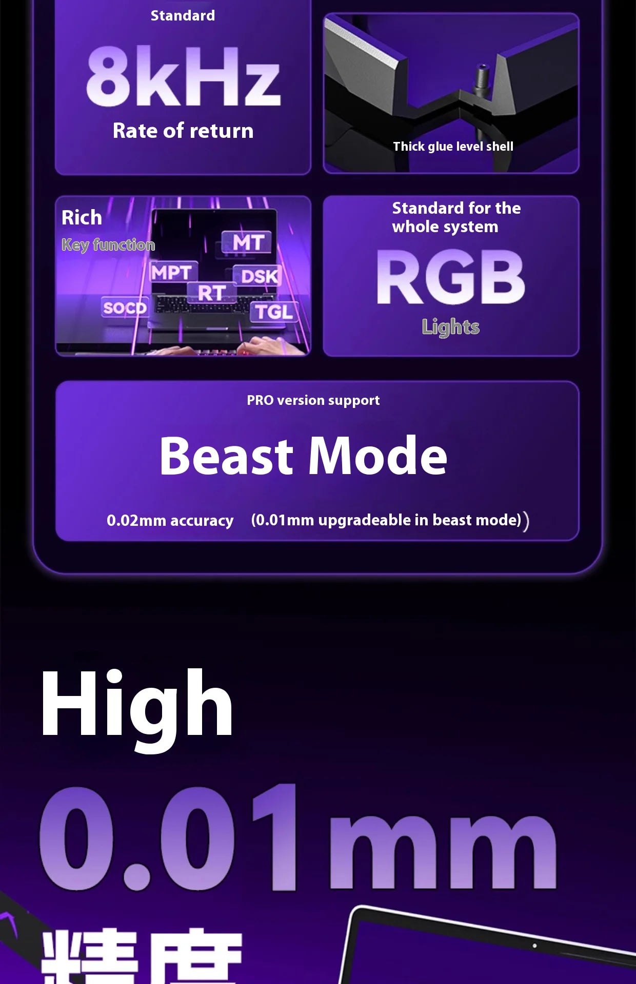 AULA WIN60 HE MAX E-Sports Keyboard 8K Polling Magnetic Swaps 0% Dead Zone RGB Unlock Dominance with This Hot Swappable Beast