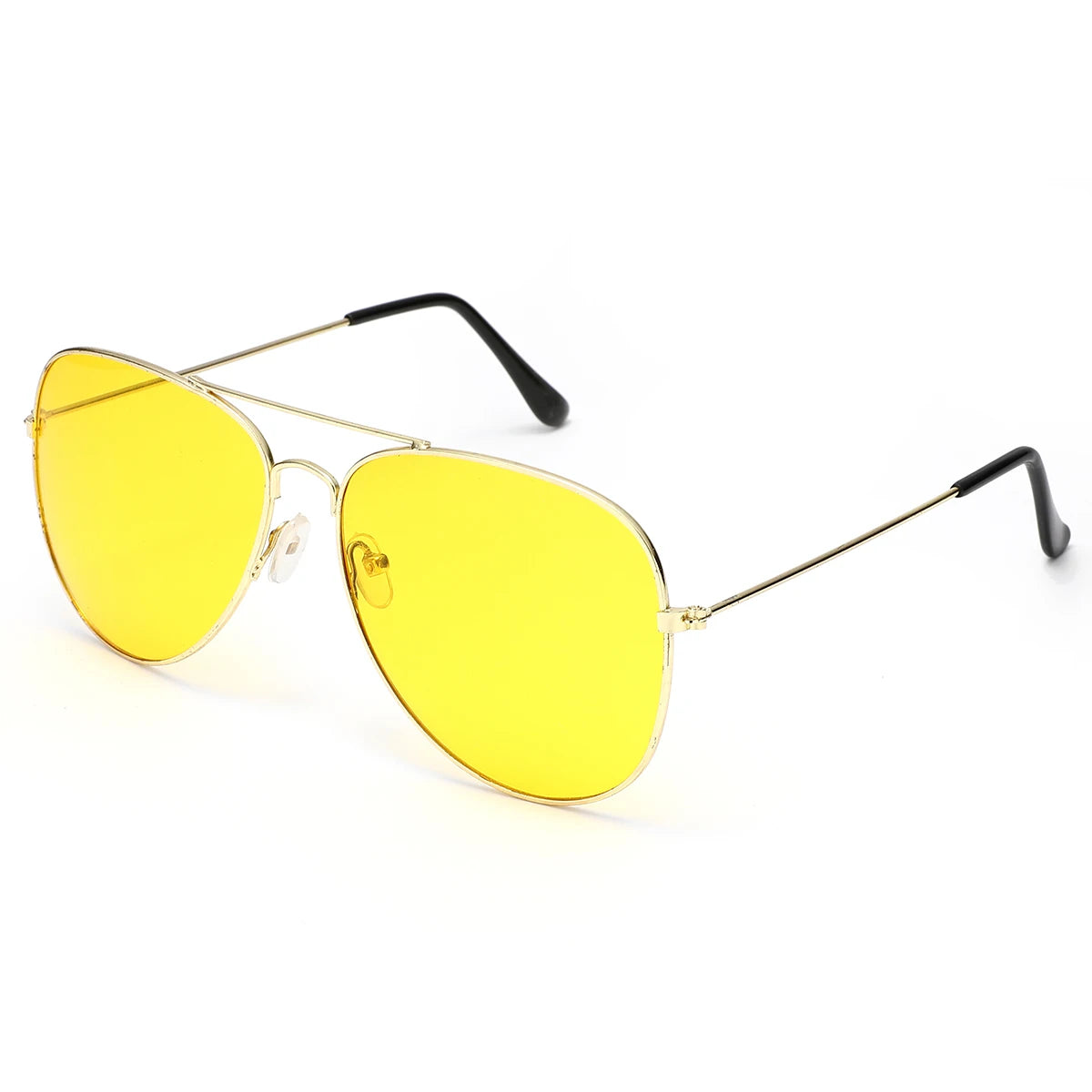 2 PCS Classic Aviator Sunglasses Gold Metal Frame UV100 Protection Trendy Eyewear For Men Women Daily Driving Outdoor Activities