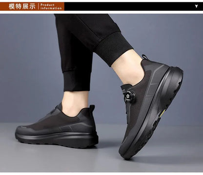 Baskets de plein air pour homme, nouvelles chaussures de sport à semelle épaisse pour le printemps et l'été, chaussures de randonnée pour homme, chaussures décontractées pour homme