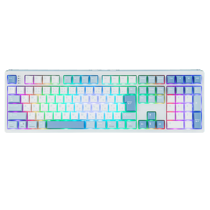 Japanese Version EPOMAKER TH108 JIS Layout 100% Sized Gasket Wired/Bluetooth/2.4Ghz Wireless NKRO Mechanical Keyboard Long-Lasting 8000mAh