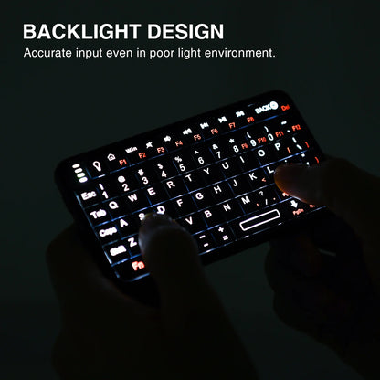 Rii 518BT Bluetooth Keyboard Mini Wireless Keyboard Mouse Remote Touchpad For Android TV Box PC