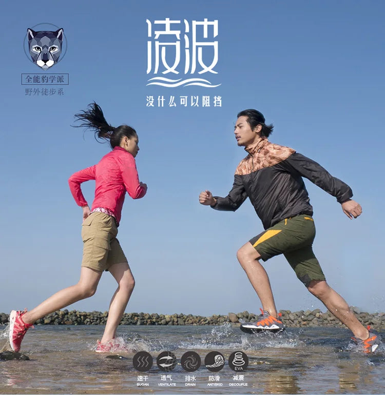 RAX Upstream Aqua Shoes for Men Outdoor Sports Sneakers Male Outdoor Summer Beach Sandals Fishing Shoes Swimming Shoes