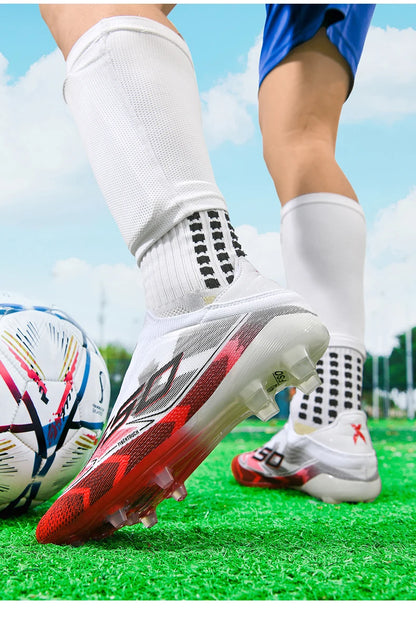 Chaussures de football pour hommes, neuves, pour terrain gazonné, professionnelles, originales, résistantes, décontractées, chaussures de football de qualité supérieure, ultralégères