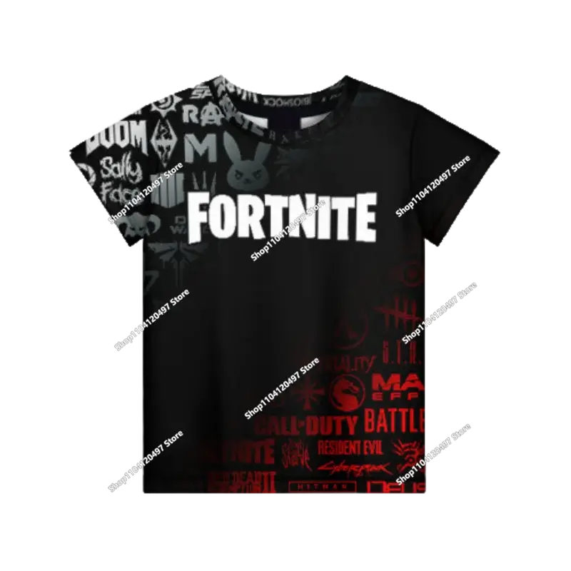 Autumn New Sweatshirt T-shirt  Fortnite 3D Digital Printing Loose Comfortable Hooded Pullover