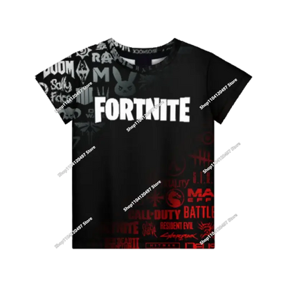 Autumn New Sweatshirt T-shirt  Fortnite 3D Digital Printing Loose Comfortable Hooded Pullover