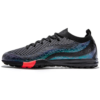 Men Professional Soccer Shoes FG/TF Football Boots Cleats Breathable Non-Slip Training Sneakers for Outdoor Grass Turf  Footwear