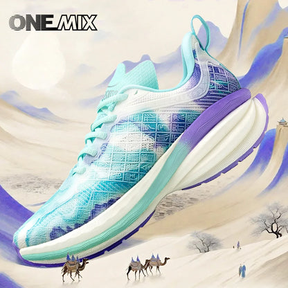 ONEMIX 2025 Scarpe sportive cinesi nuove ammortizzanti da uomo, scarpe da running antiscivolo, traspiranti e leggere per outdoor, sneaker da donna