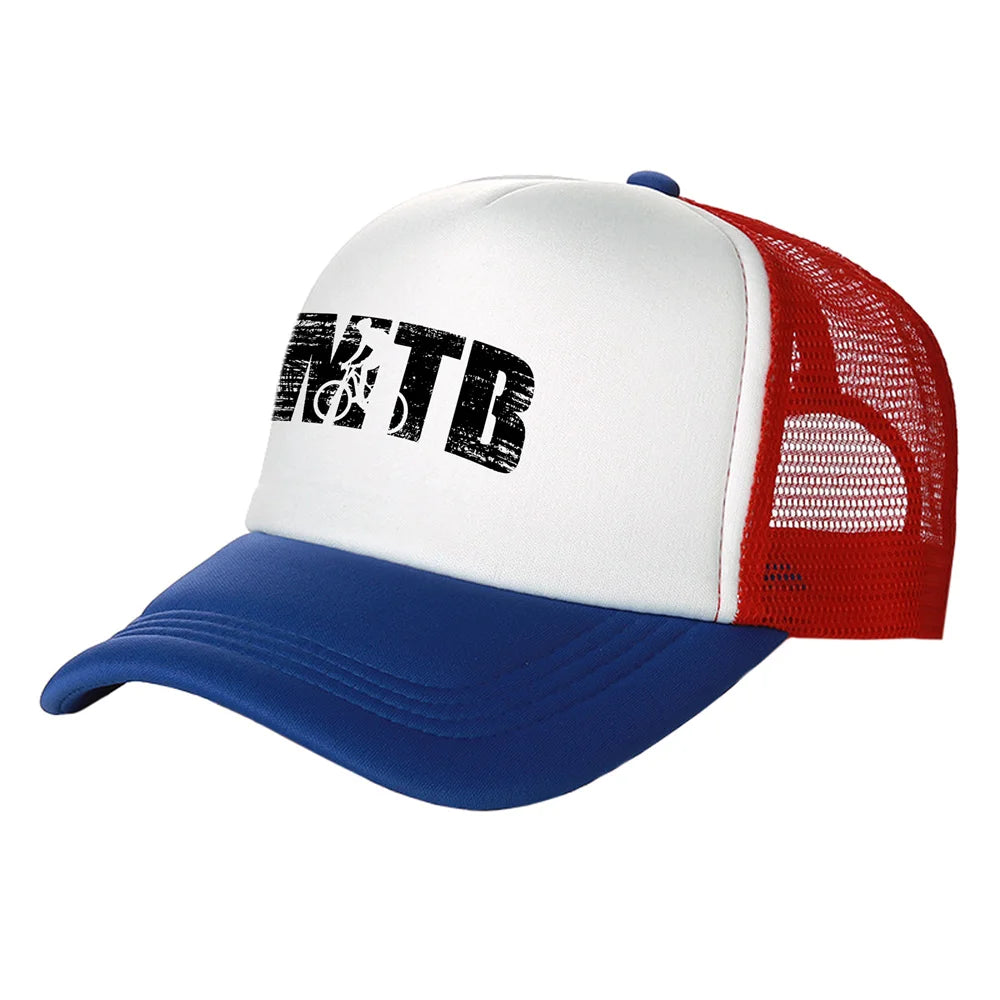 MTB Mountain Biking Trucker Caps Fashion Cool MTB Hats Baseball Cap Summer Outdoor Sun Mesh Caps