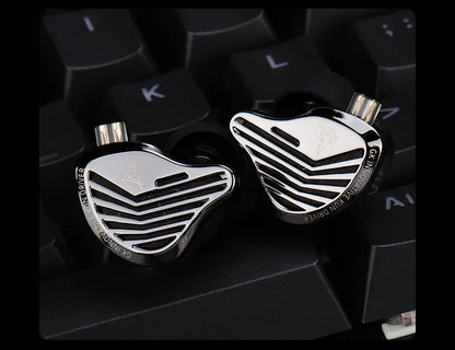 KZ GK Kunten HiFi IEM Earphones 1DD Dynamic Driver In-Ear Earbuds with 2-Pin Detachable Cable, Metal Audiophile Gaming Headset