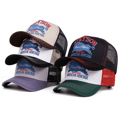 Casquette personnalisée « New Truck » STATION, casquette en maille Blue Bull, casquette urbaine pour homme (Hip-Hop), casquette de baseball pour femme, casquette anti-soleil pour les trajets quotidiens