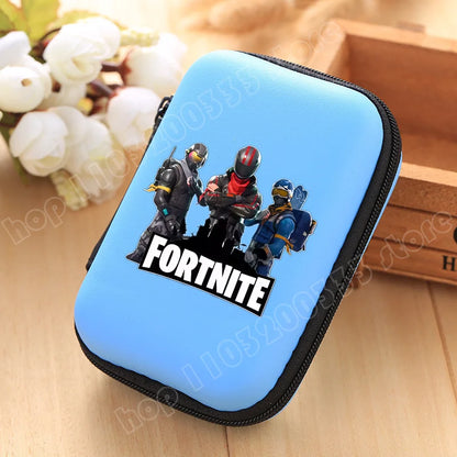 New Fortnite Storage Bag Multi Function Data Cable Charger Organizer Travel Earphone Protective Pouch Childrens Birthday Gift