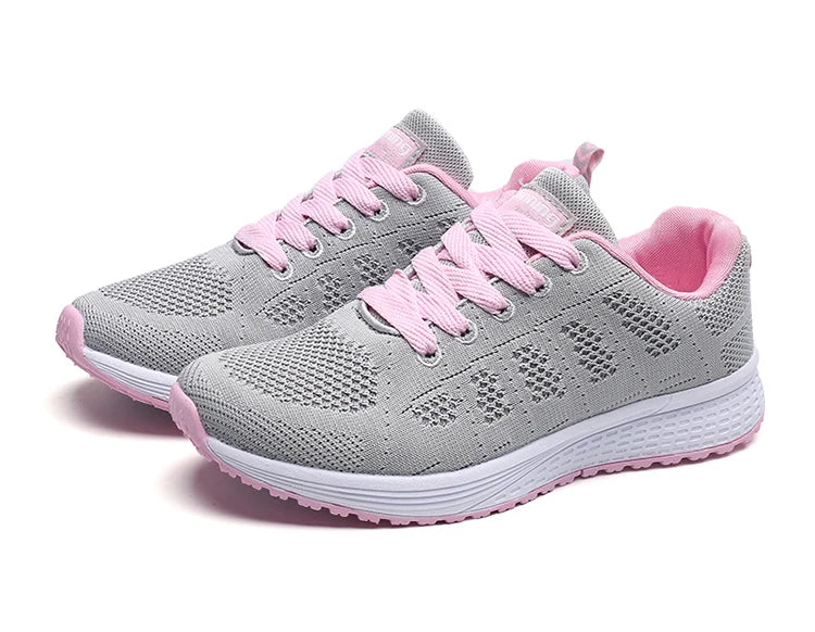 New Arrival Women Flats Footwear Shoes Woman Lace Up Flats Shoes Casual Sneakers Women's Shoes Soft Zapatos Mujer Plus Size