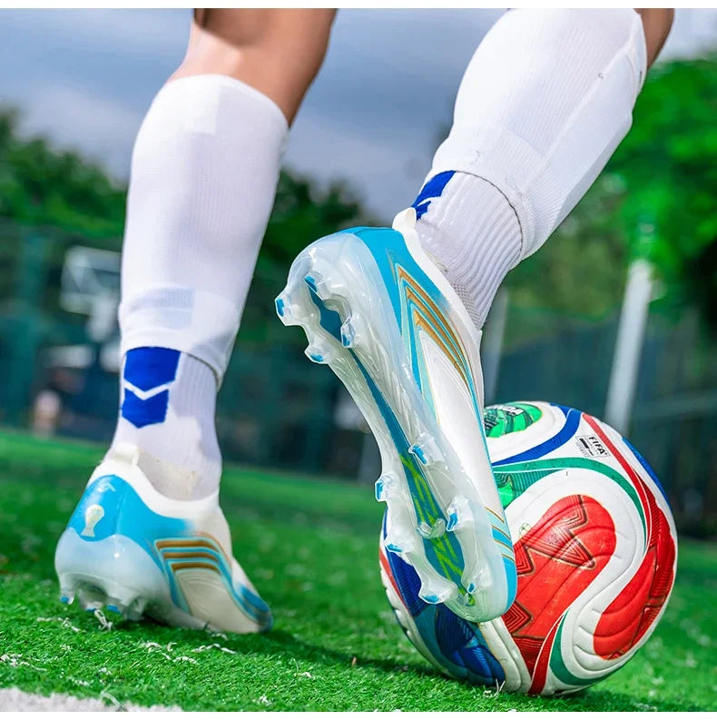 Nouvelles chaussures de football pour hommes, chaussures de football de haute qualité pour l'entraînement, crampons pour terrain gazonné, baskets très vendues, chaussures de futsal pour matchs en salle, antidérapantes po