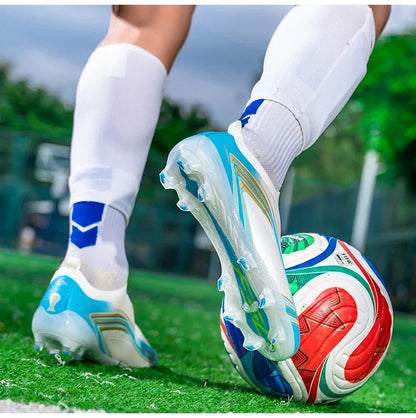 Nouvelles chaussures de football pour hommes, chaussures de football de haute qualité pour l'entraînement, crampons pour terrain gazonné, baskets très vendues, chaussures de futsal pour matchs en salle, antidérapantes po