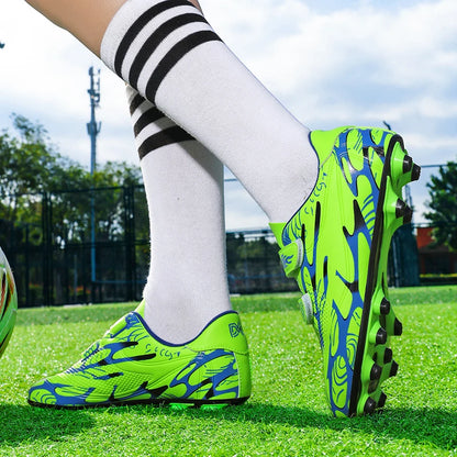 Chaussures de Football pour enfants, crampons de Football en plein air, chaussures de sport professionnelles pour garçons et filles, bottes de terrain de Football de haute qualité pour enfants