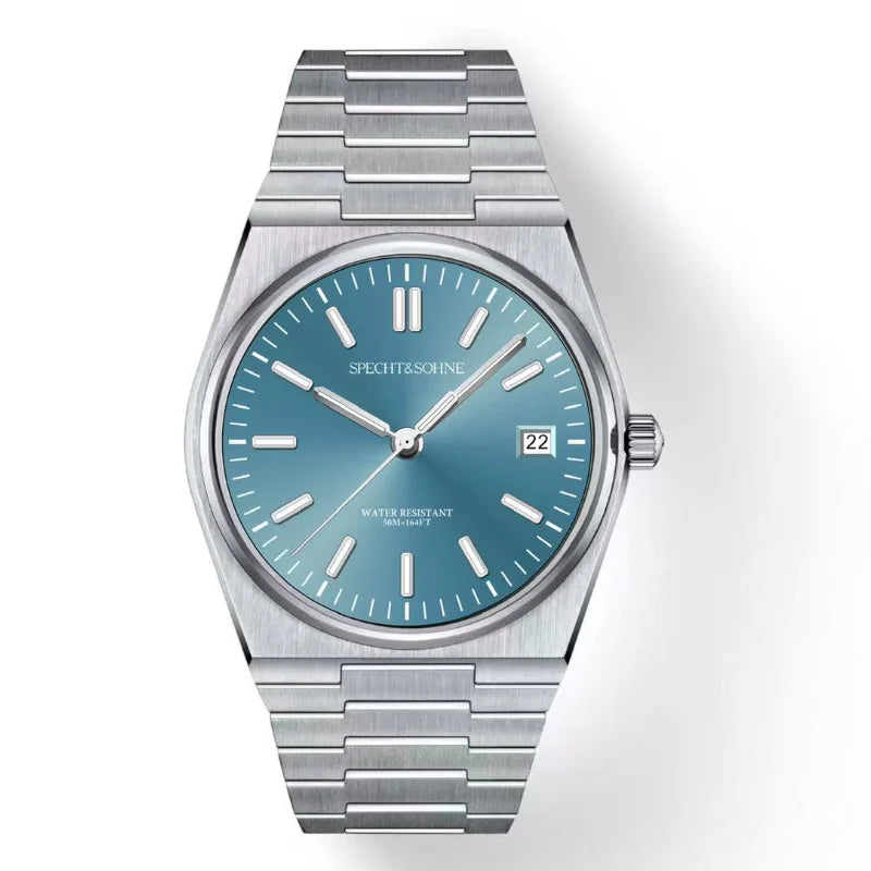 2025 New Arrivals Specht&Sohne Men's Watches Stainless Steel Sapphire Classic Quartz Men Watch Relogio Masculino 100M Waterproof