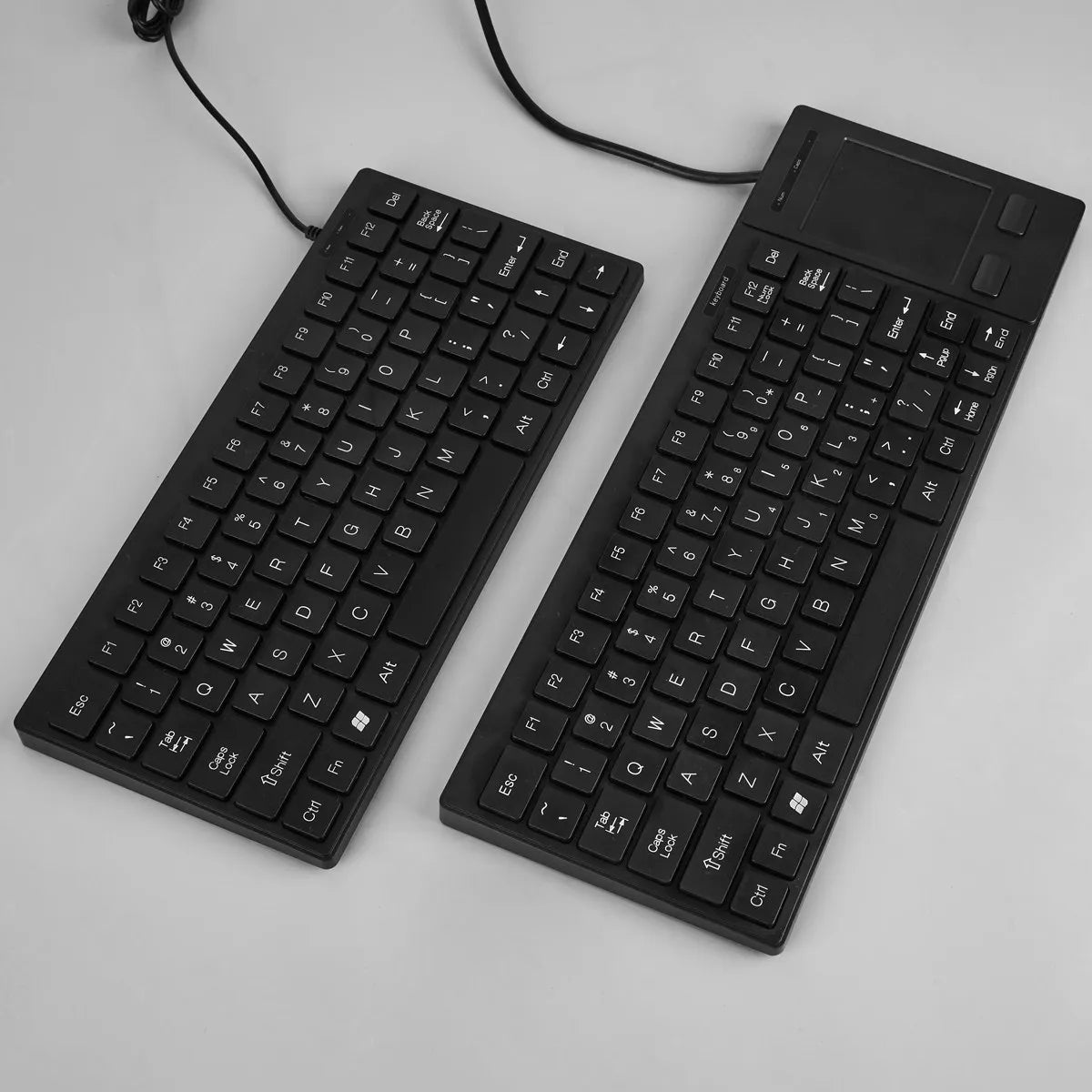Mini industrial keyboard round port PS2/USB numerical control cabinet machine tool medical equipment notebook keypad wireless