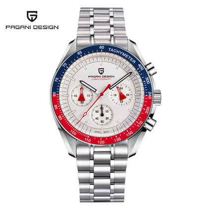 PAGANI DESIGN AK Project Mars Men's Watches Top Luxury Quartz Watch For Men AR Sapphire Speed Sport Chronograph Automatic Date