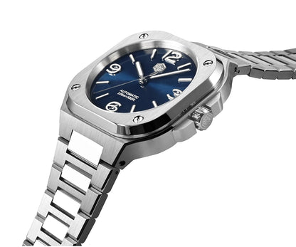 San Martin 40mm Classic Luxury Sport Watch Distinctive Square Case Stainless Steel Men Watch Automatic Mechanical 10 Bar SN0074