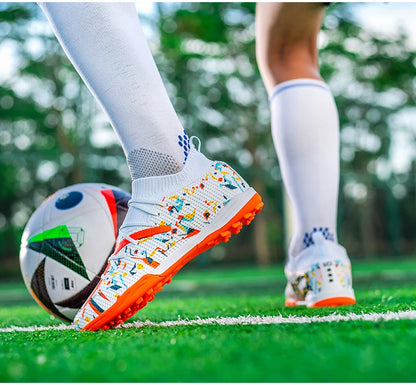 Chaussures de football professionnelles pour hommes, crampons de football pour gazon artificiel, chaussures de football pour jeunes, baskets antidérapantes pour hommes, Society Chuteira
