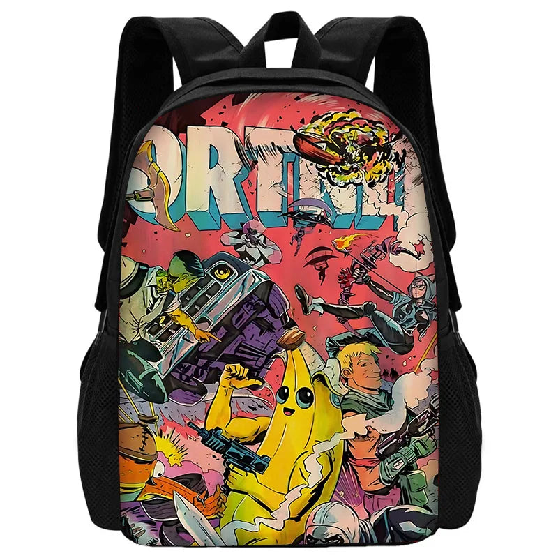 Hot Game FortniteS Kids Backpacks Boys and Girls Student Birthday Gift Child School Bags Unisex Camping Durable Rucksack