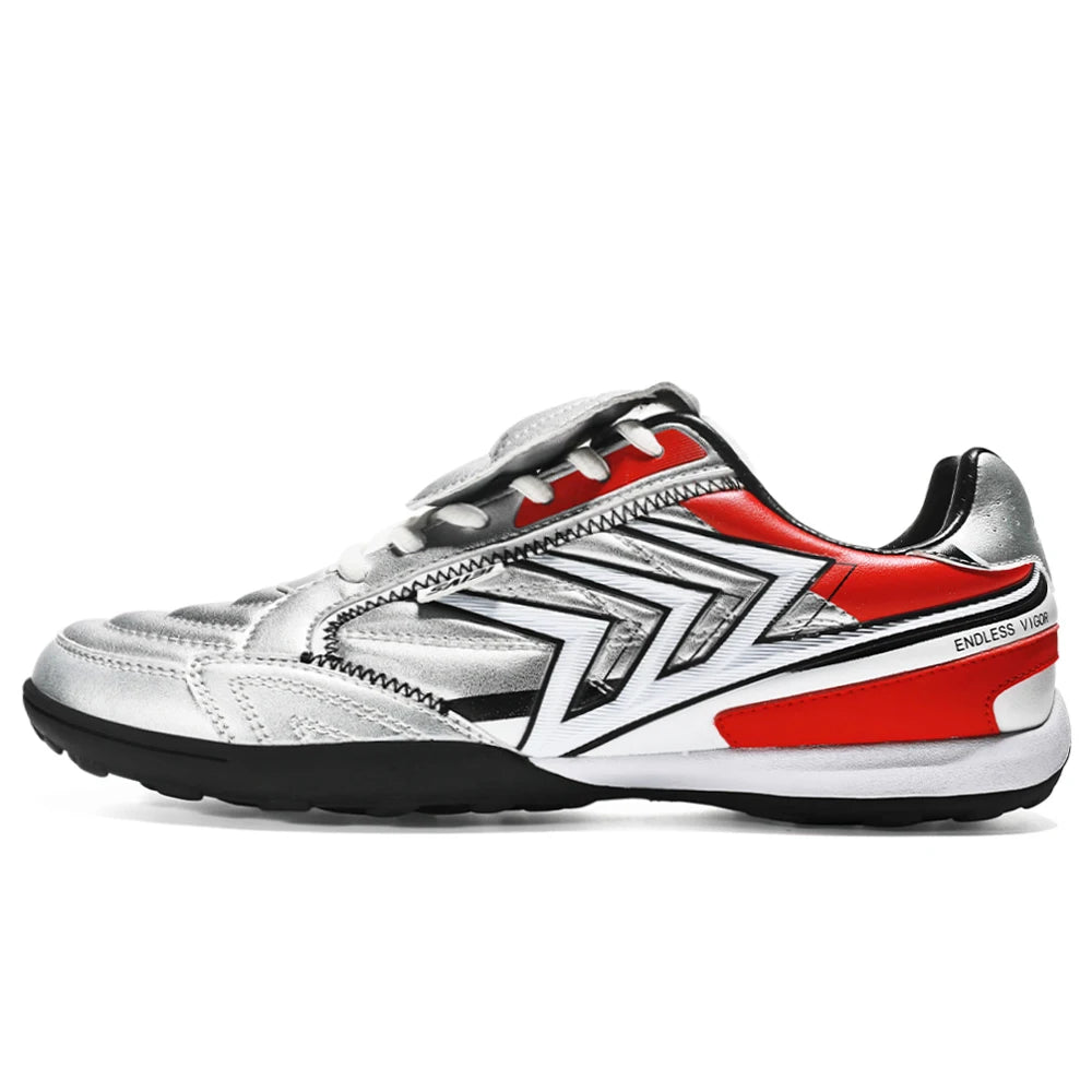 Chaussures de football TF pour terrain synthétique, semelle anti-usure, crampons de football, coupe confortable pour adultes, entraînements et matchs de football