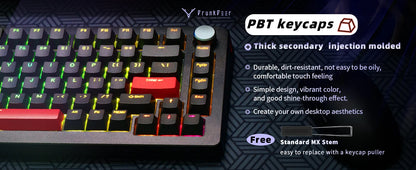 DrunkDeer A75 Pro HE Magnetic Switch Gaming Keyboard Rapid Trigger Wired RGB Mechanical Keyboard Hot-Swap Gasket Mount