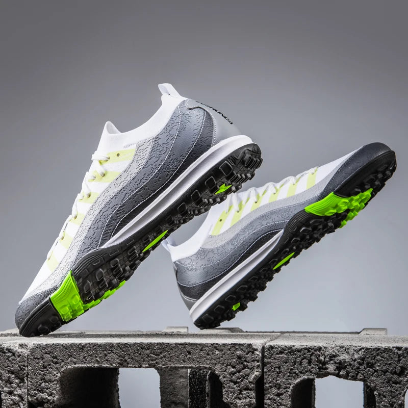 Men Professional Soccer Shoes FG/TF Football Boots Cleats Breathable Non-Slip Training Sneakers for Outdoor Grass Turf  Footwear