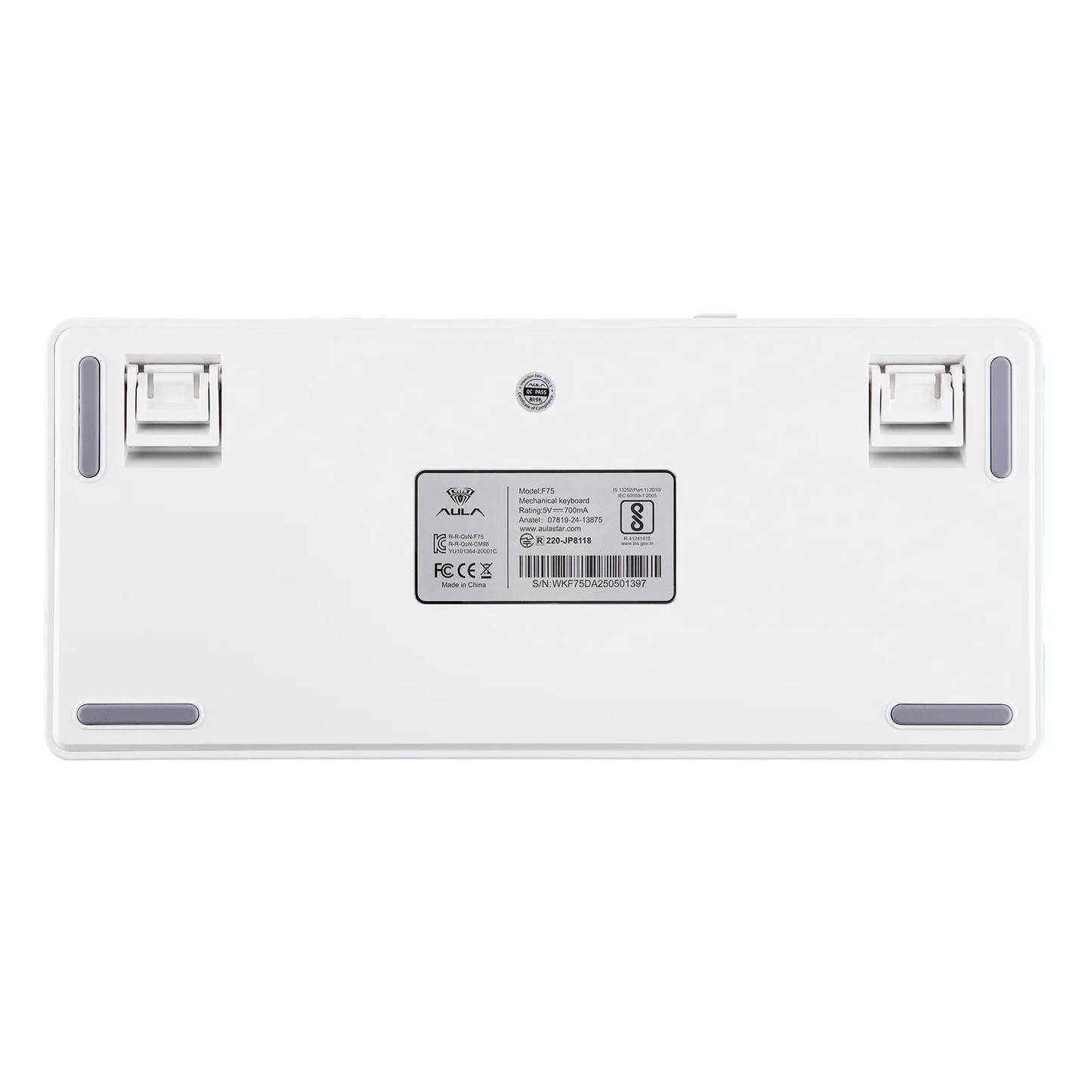 EPOMAKER x AULA F75 ISO-DE Tri-Mode Connectivity QWERTZ German Layout Wireless Mechanical Keyboard with 4000 mAh Battery