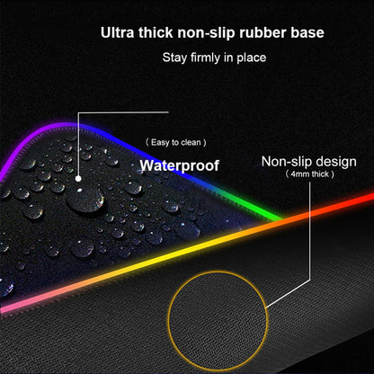 Gamer-Mauspad, Tastaturunterlage, Overwatch Sombra Schreibtisch-Mausmatte, LED-Teppich, Gummi, Gaming-Mauspad RGB, Notebook, Kawaii-Mousepad