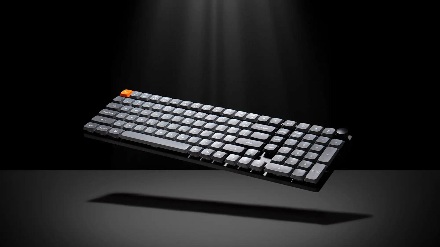 Keychron K17 Max QMK Wireless Ultra-Slim Mechanical Keyboard 96% Layout Gateron Switch LSA PBT Keycap
