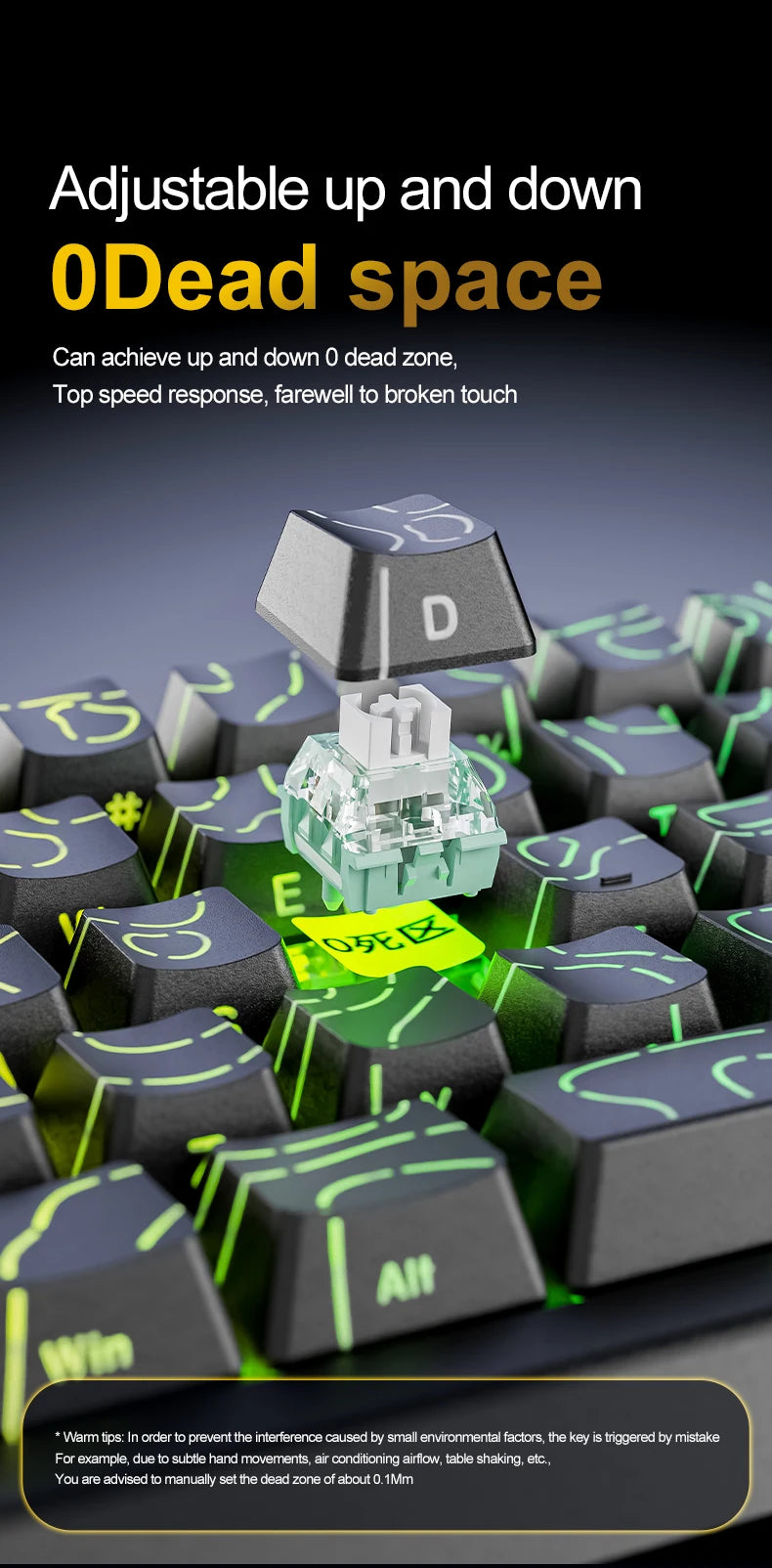 Teclado gaming magnético ATTACK SHARK X68HE X68PRO HE e FREEWOLF F68 com fios F68Pro sem fios para gaming profissional 0.01mm Rapid Trigg