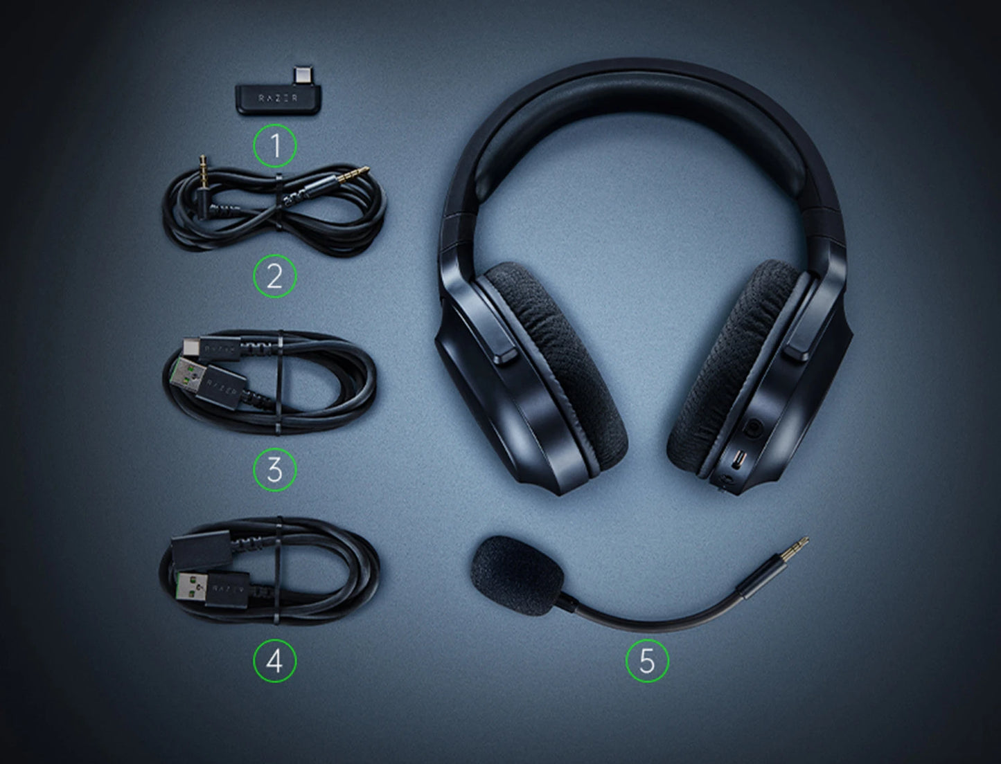 Razer Barracuda X Wireless Gaming Mobile Headset 2022 Model 2.4GHz Wireless + Bluetooth - Lightweight 250g - 40mm Drivers