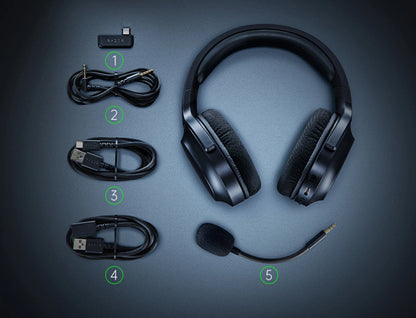 Razer Barracuda X Wireless Gaming Mobile Headset 2022 Model 2.4GHz Wireless + Bluetooth - Lightweight 250g - 40mm Drivers