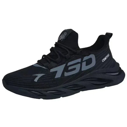 New Summer Mens Breathable Mesh Running Shoes Lightweight Sports Sneakers Trendy Brand