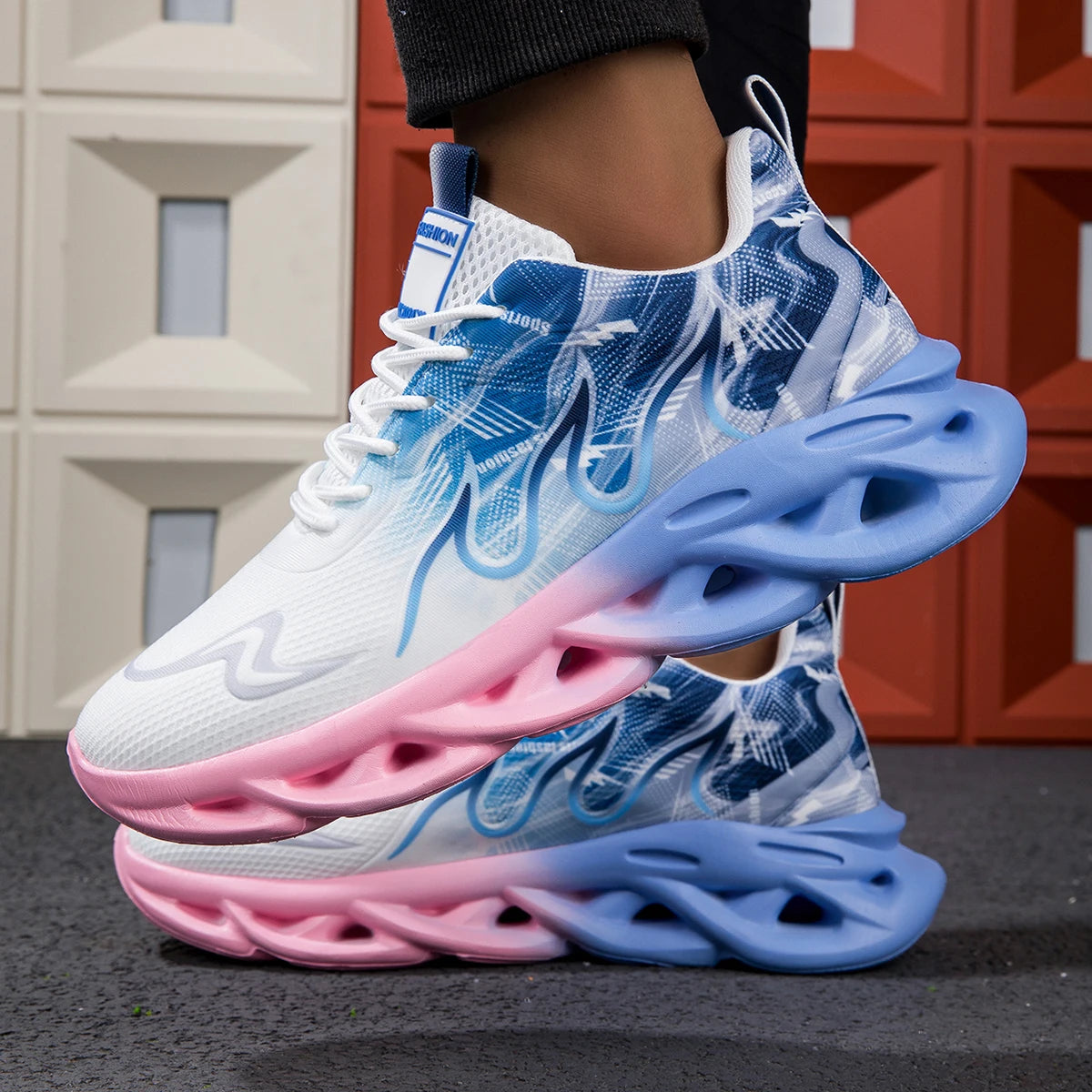 2025 unisexe chaussures de course hommes femmes léger maille respirant confortable plat doux chaussures de Tennis été à lacets baskets homme