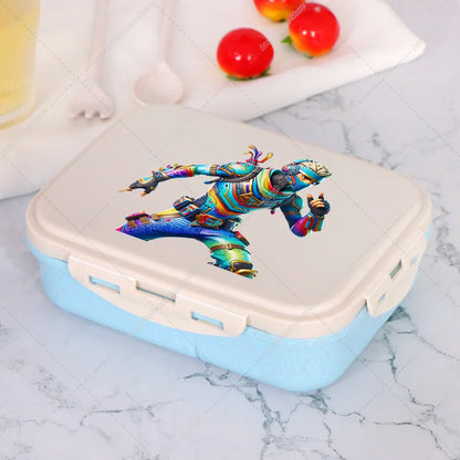 Fortnites Bento Lunch Box Anime Fortress Night Food Storage Containers Kids School Picnic Lunchbox Office Dinner Case Gift 2025