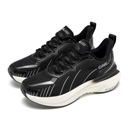 ONEMIX Nouvelles chaussures de course à amorti pour hommes, adaptées aux coureurs intensifs, à lacets, sportives, pour femmes, antidérapantes, d'extérieur, athlétiques, baskets pour hommes