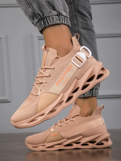Sneakers casual viola alla moda per donna e uomo, scarpe da corsa Blade, taglie grandi 48, scarpe sportive leggere e traspiranti, sneakers da uomo in rete