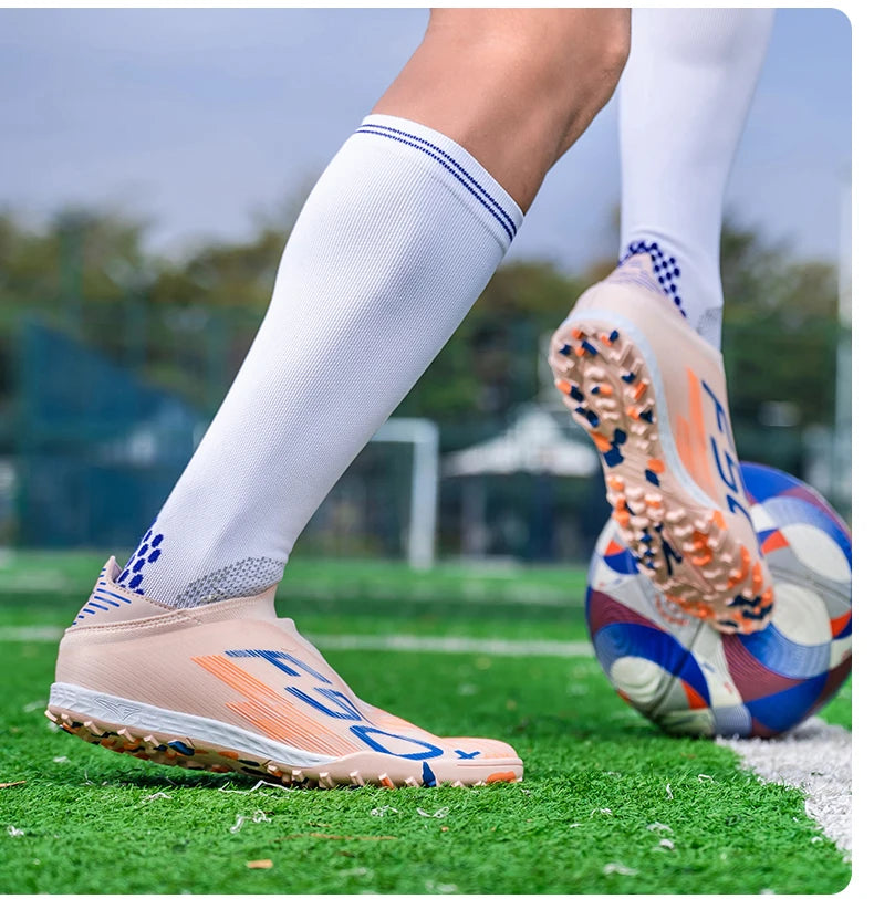Pointure 35-45 Chaussures de football FG/TF pour hommes, futsal, professionnelles, unisexes, pour garçons, chaussures de football, baskets