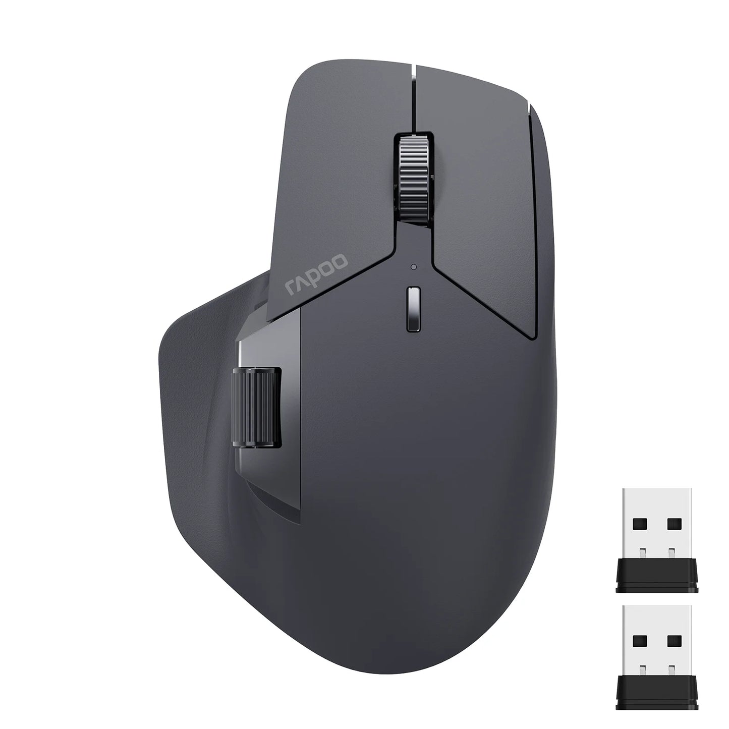 Rapoo MT760L/MT760M monen tilan ladattava langaton hiiri, ergonominen, 4000 DPI, tukee jopa 4 laitetta, Bluetooth-hiiri