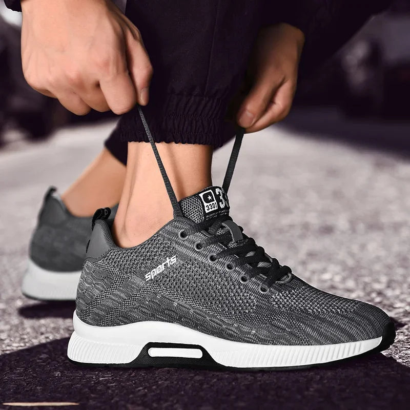 Men's Increase Insole 6CM Sports Casual Height Shoes Size 48 Men's Sneakers Elevator Shoes Hidden Heels Breathable Heightening Shoes