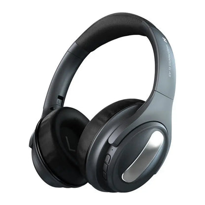 Casque de jeu ANC, écouteurs Bluetooth, faible latence de 45 ms, double réduction de bruit, haut-parleur de 40 mm, batterie de 48 h, batterie NTC, casque supra-auriculaire.