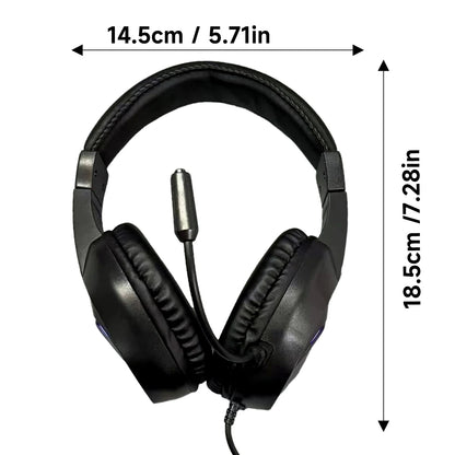 H21 Wired Headphones Gaming, Computer, Music Fits Online Courses, Conferences, Birthdays. Works with PS4/PS5/Xbox/Switch/
