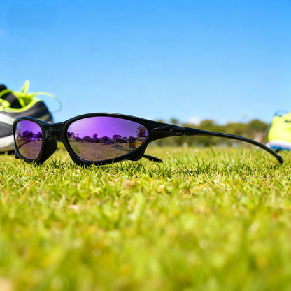 3PCS Futuristic Small Frame Colorful Sports Sunglasses - Wraparound Fit, UV400 for Cycling, Fishing & Travel