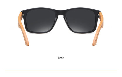 XSW Brand Design Beech wood Handmade Sunglasses Men Polarized Eyewear Outdoor Driving Sun Glasses Reinforced Hinge 5527