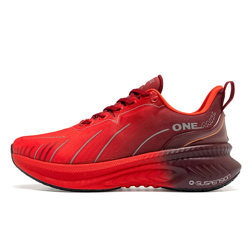 ONEMIX Nouvelles chaussures de course à amorti pour hommes, adaptées aux coureurs intensifs, à lacets, sportives, pour femmes, antidérapantes, d'extérieur, athlétiques, baskets pour hommes