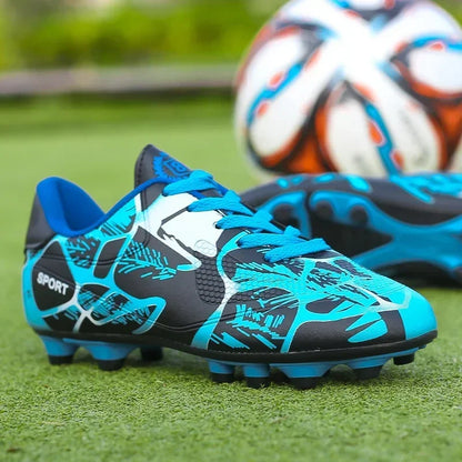 Chuteiras de futebol novas para homem e criança, ultraleves, antiderrapantes para relva, botas de futebol profissionais para adulto, calçado de treino para rapaz, dropshipping
