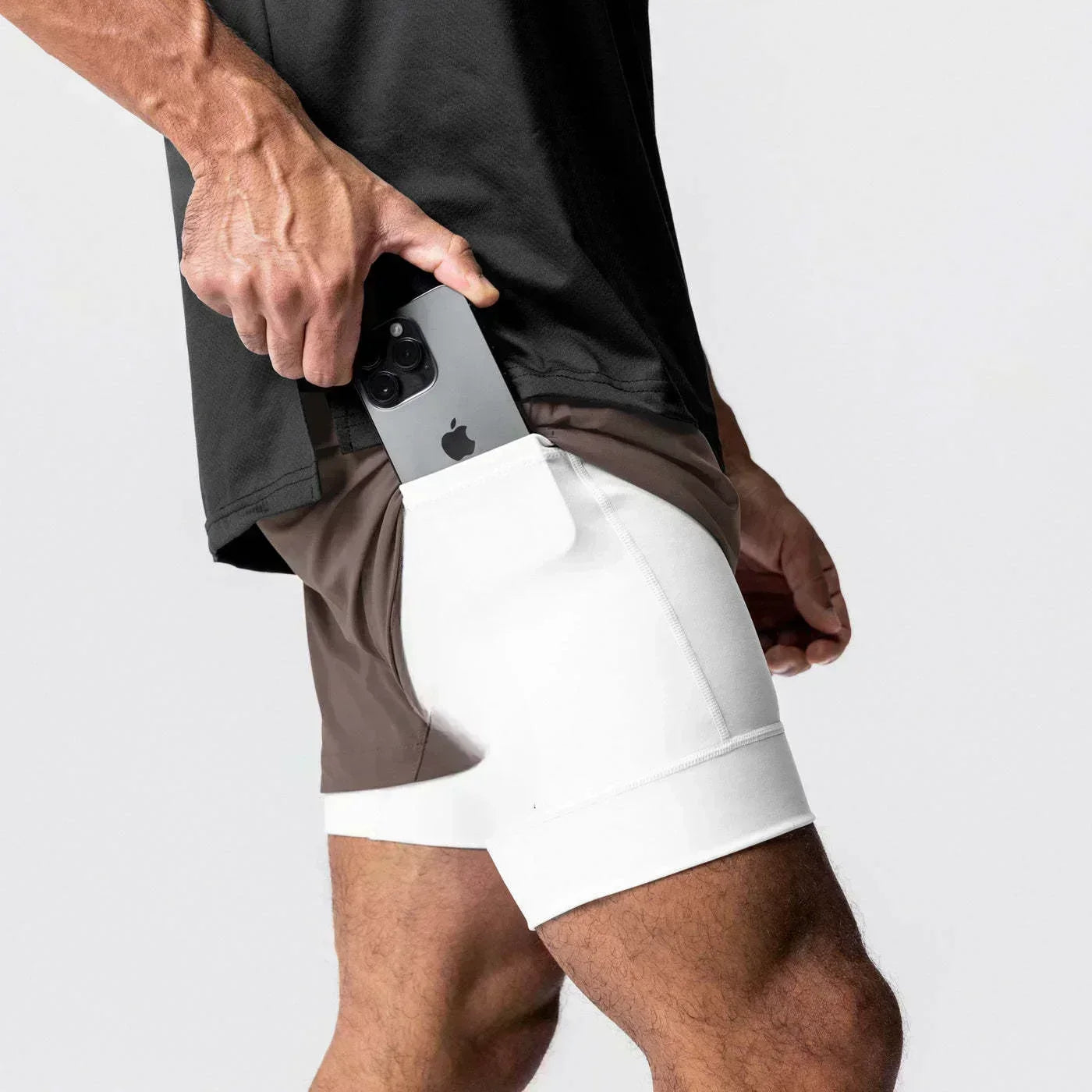 2026 Dragon Ball Anime Men's Shorts Sportswear Quick Dry Gym Pants Double-layer 2 in 1 Shorts Y2k Summer Breathable Streetwear